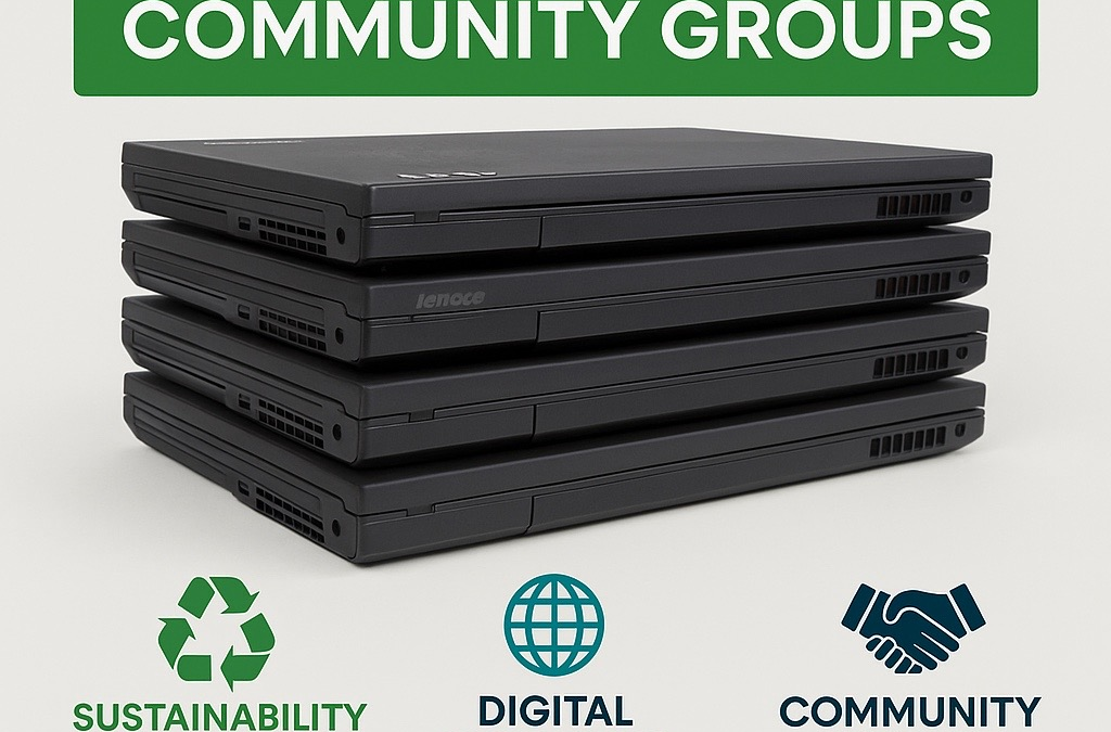 Comtek Donates 20 Lenovo T420 Laptops to Boost Digital Inclusion in Flintshire